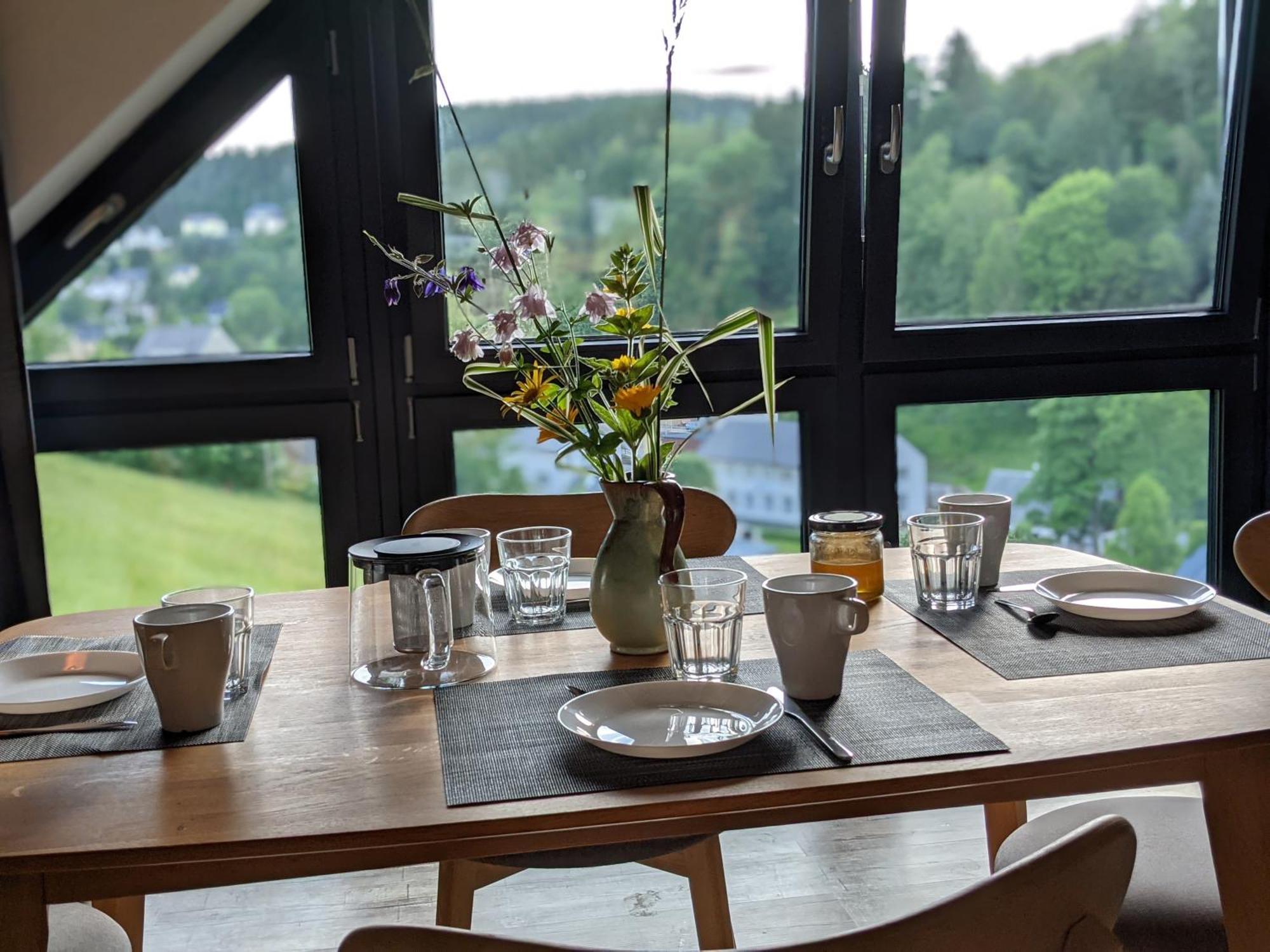 Ferienwohnung Muehl - Einfach Wohlfuehlen Marienberg Exteriör bild